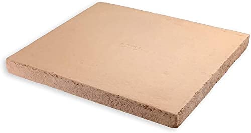 Megashopitalia Biscotto di Casapulla Pietra Refrattaria per Pizza Forno Fornace Saputo Made in Italy (L40xP40xH3,2cm)