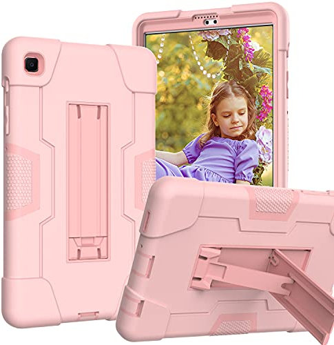 Coque Robuste pour Samsung T220/T225, étui Fin pour Galaxy Tab A7 Lite 8,7'', Protection intégrale du Corps, Coque Hybride Triple Couche avec béquille Rabattable