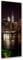 Feeby Vlies Leinwandbild NYC USA 40x120 cm Druckbild Wandbild Wanddekoration Deko Wand Aesthetic Architektur Schwarz