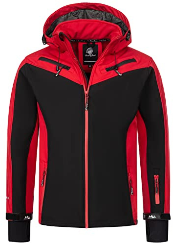 Rock Creek Softshelljacke Herren Outdoor H-286 | Wasserabweisende Übergangsbekleidung, funktionale Wanderjacke für Männer, Camping, Freizeit und wechselhaftes Wetter