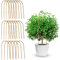 Coloch 20 Stück U Bambus Rankhilfe 40 x 16.5cm U Loop Pflanzstab Bogen Garten Bambusstäbe für Topfpflanzen, Kletterblumen und Ranken, Efeu, Outdoor Pflanzen