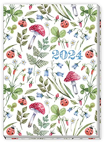 Trötsch Taschenkalender A6 Marienkäfer 2024: Wochenkalender