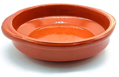 AC – Cazuela de Barro – Fabricado en España – Apto para vitro y hornos – Ø 28 cm