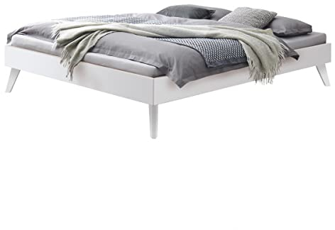 Hasena Trento Bett Calvari Buche weiß deckend 120x200
