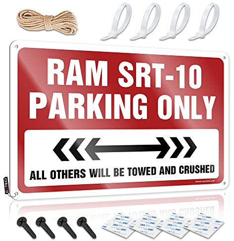 Bar Open Metallschild Ram Srt-10 Parking Only Blechschild Home Sweet Home Schild Dekor (Größe: 20 x 30 cm)