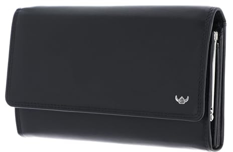 Golden Head Leder Geldbörse Polo RFID Protect Damenbörse 2821 Schwarz