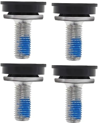 SG Store 4Pcs Fahrrad M8 Kurbelschraube 8mm Hex Befestigungsschrauben Fahrrad Tretlager Achsschrauben Kompatibel mit ISIS Innenlager Kurbelsystemen Stahl