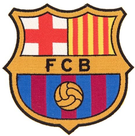 FC Barcelona bestickter Aufnäher Barça Barca Fußball Premier League zum Aufnähen oder Aufbügeln auf Blazer Jacke Tasche (Patch)