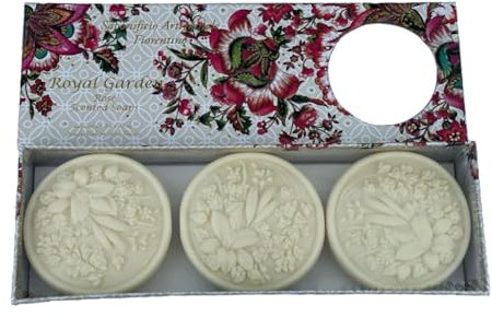 Saponificio Artigianale Fiorentino, Victoria Royal Garden Seifen 3er Set 125g