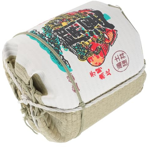 PRETYZOOM Juego De Biraki De Barril De Sake Japonés Botella De Sake Japonés Cubo De Saki Japonés Decantador De Sake Barras De Sushi Tradicionales Decoración para Celebraciones Figura De