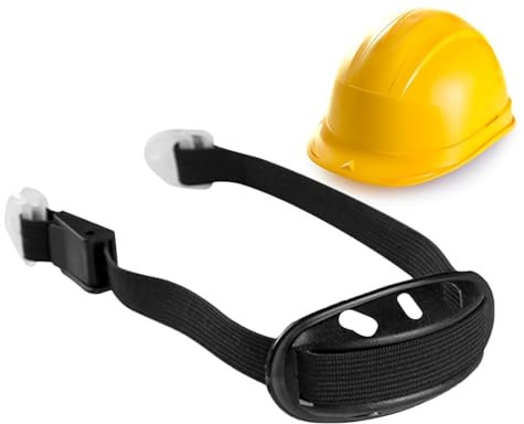 Sottogola di sicurezza per casco, regolabile, cinghie per elmetto per casco rigido, cinghia per il mento del casco da costruzione, vestibilità comoda, per proteggere la testa, sottogola di ricambio
