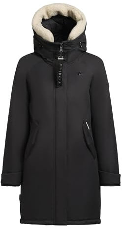 khujo Damen Winterjacke Semie2 Wintermantel Mantel Kurzmantel (DE/NL/SE/PL, Alphanumerisch, M, Regular, Regular, 266-SPA-GRY)