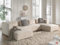 Lisa Design Stella – Wohnlandschaft – aus Cord – 7-Sitzer – moderner Stil Beige