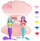 COSORO Juguete de Agua de Buceo de Sirena, Accesorios de Piscina, Entrenamiento de Juego de Buceo, Accesorios de Fiesta de Sirena, Regalos para niñas, niños y niños (Rosa)