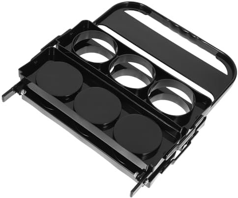 Sosoport Panier Porte-bouteilles Pliable Noir Pour Bières Slots Rack Portable Robuste Et Léger Pour Camping Bar Et Transport Pratique