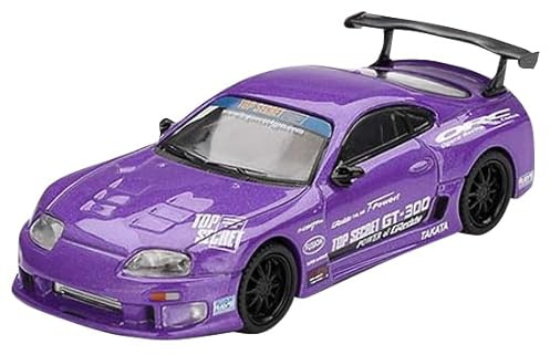 Truescale Miniatures Mini-GT MGT01067-L - Toyot. Supra Mk4 (A80) Top Secret GT-300 Top Secret Purple 2014 - 1/64 Scale - Model Car