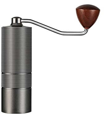 Macinacaffè manuale professionale in acciaio ad alto contenuto di azoto, accessorio per macchine da caffè espresso (grigio)