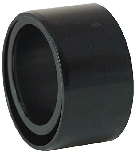 Solvent Black 50mm (56mm) x 40mm (43mm) Pipe Reducer - Pack of 2