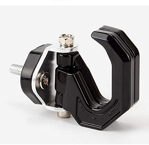 C-FUN Moto Crochet Cintre Casque Gadget Gant Universel pour Honda/Kawasaki/Yamaha/Scooter Street Bike - Blanc