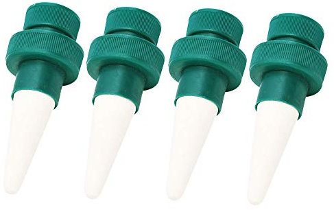 Millya - Juego de 4 Picos de riego automáticos de cerámica con Sistema de riego por Goteo