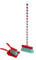 Theo Klein 6201 Broom set with candy cane motif, 3 pieces