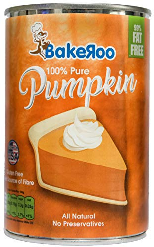 Bakeroo Tinned Pumpkin Puree (Pumpkin Pie Filling), 100% Natural - 425g