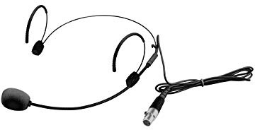 Omnitronic UHF-300 Headband Microphone Black for UHF-300 Pocket Transmitter