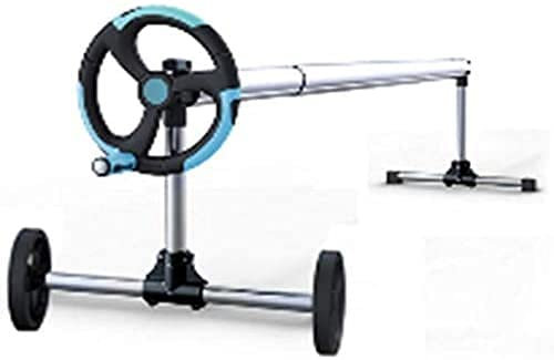 well2wellness® Pool Aufrollvorrichtung Roll-Away Deluxe 4,0-6,0 m für Abdeckplanen und Solarplanen
