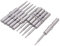 Utoolmart T6 Torx 6 mm diametro gambo rotondo cacciavite 60mm lunghezza totale sabbiatura Impact Bit Set per cacciaviti elettrici Trapani ad aria 10pz