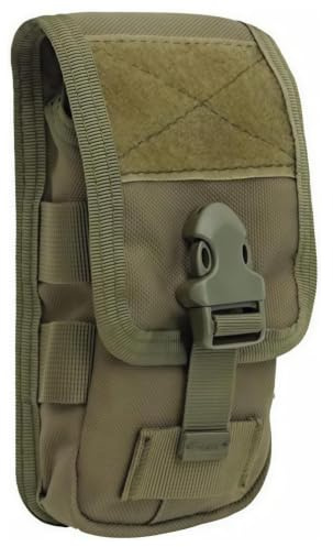 Gexgune Taktische doppelschichtige Handytasche Molle Handytasche Geld Werkzeuge Tasche Gürtel Militär Jagd Molle Gürteltasche Taillentasche