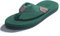 FITORY Tongs Homme Adulte - Été Flip Flop Plates Antidérapantes pour Plage/Piscine Sandales Vert Taille 48 EU