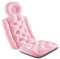 Baoblaze Full Body Bath Tub Pillow & Non-Slip Spa Bathtub Mat Mattress Pad with Thick Layers - Great Back Support for Adults, Pink 2