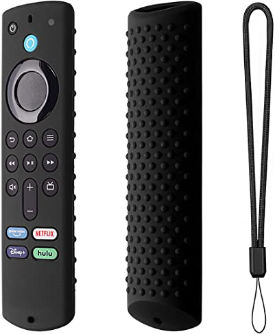 Schutzhülle für Samsung TV-Fernbedienung, Silikon Schutzhülle Kompatibel mit Amazon Fire TV Fernbedienung von Amazon Fire TV Stick (3rd Gen) Dritte Generation, LAnti Rutsch/Stoßfest/Glowing