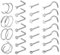 28 Stück Nasenringe Hoop,Kucheed Chirurgenstahl Nasenringe L-Form Nasenstecker Nasenschrauben,20G Nasenbügel Doppelnasenring,Knorpel Helix Ohrringe Hoop Nostril Nose Piercing Schmuck für Frauen Männer