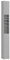 SoBuy Mueble Columna de Baño Estrecho – Armario Auxiliar de Baño en MDF Resistente al Agua con Estantes Ajustables y Cajón, Gris, 20x180x20cm, BZR34-HG