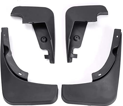 4 Stücke Auto Schmutzfänger Kotflügel für VW Golf 6 Mk6, Vorne Hinten Schwarz Spritzschutz Mudguards Schutz Dekoration