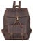 STILORD 'Kacey' Daypack Damen Leder Vintage Lederrucksack für 13.3 Zoll Laptops DIN A4 Kleiner Unirucksack Cityrucksack Elegant Damenrucksack Echtleder, Farbe:zamora - braun