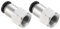 PATIKIL Push-to-Connect-Fittings, 2 Stück 6mm Außendurchmesser Rohr auf 1/8 Zoll NPT weibliches Gewinde Luftleitung Schnellkupplungen