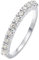 Whoiy Damen Trauring Gold 585, Echtgold Ehering 0.03ct Diamant Runder Schnitt Stapelbar Hochzeit Verlobungsringe Echt Weisgold 14K Ring für Frauen Gr. 63 (20.1)