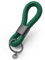 Schlüsselanhänger im maritimen Desing, Schlüsselanhänger mit schwarzer Metallspane, edel in vielen Farben, Key-Chain dark green