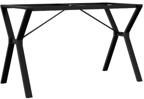 vidaXL Tischgestell, Tischbeine Tischkufen Gestell für Esstisch Küchentisch, Tischuntergestell Tischfüße in Y-Form, 120x60x73cm Stahl