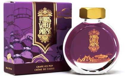 Ferris Wheel Press Fountain Pen Ink, Everyday Ink Collection, Dark Purple, 38ml