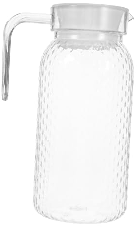 PRETYZOOM Olla De Corbata Jarra De Bebida Con Tapa Hervidor De Agua De Refrigeración Maquina Para Hacer Te Jarra De Agua Con Tapa Recipiente De Agua Grande Titular De Agua De Té Acrílico