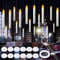 mizikuu 12 Stück Schwebende Kerzen mit Zauberstab, LED Flammenlose Kerze Fernbedienung Stabkerzen Fliegende Kerzen Timerfunktion Floating Candles Hängende für Halloween Weihnachten Deko