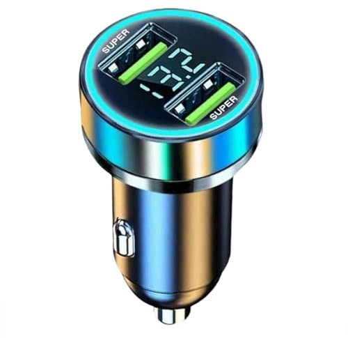 Caricabatterie Per Auto | Caricabatteria Da Auto USB | Caricatore Intelligente Portatile | Mantenitore Della Batteria | Caricabatterie Per Automobile A Due Porte | Caricatore Per Auto 2 In 1 Caricator