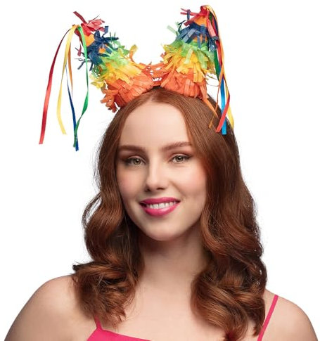 Boland - Diadem Pinata, Haarschmuck für Faschingskostüme, Haarreif, Accessoires, Karneval Zubehör für Mottoparty oder Festival