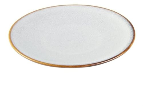 Olympia Drift Plain Coupe Plate 180mm 7 Inch (Box of 6), Grey | Vitrified alumina-enriched crockery offers durable chip resistance, suited for busy professional catering environments.
