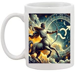Tazza con segno zodiacale Sagittario con caratteristiche forti