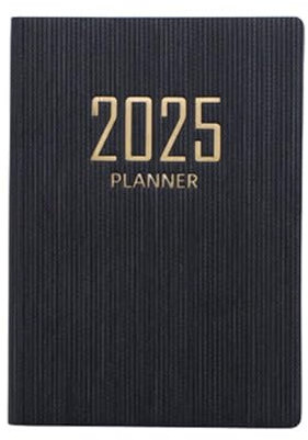 NAUXIU 2025 A7 Englischer Kalender, Mini-Tagenda-Buch, tragbarer Planer, kleiner Zeitplan, Notizbücher, Taschenbuch, wöchentlich, K8T2, Tages-Notizbuch