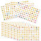 10 PCS Smiley Aufkleber Emoji Sticker Smiley Sticker Mini Aufkleber für Fotoalbum Tagebuch Gedichtsammlung Sammelalbum Geburtstagsdekoration Brief Einfache Integration in Verschiedene Szenarien